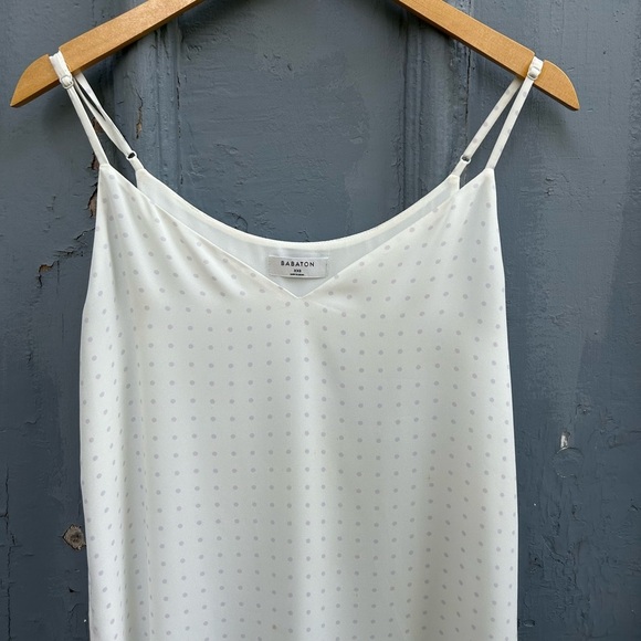 Aritzia Babaton Purple polka Dot Everly Cami, size XXS - Picture 4 of 10